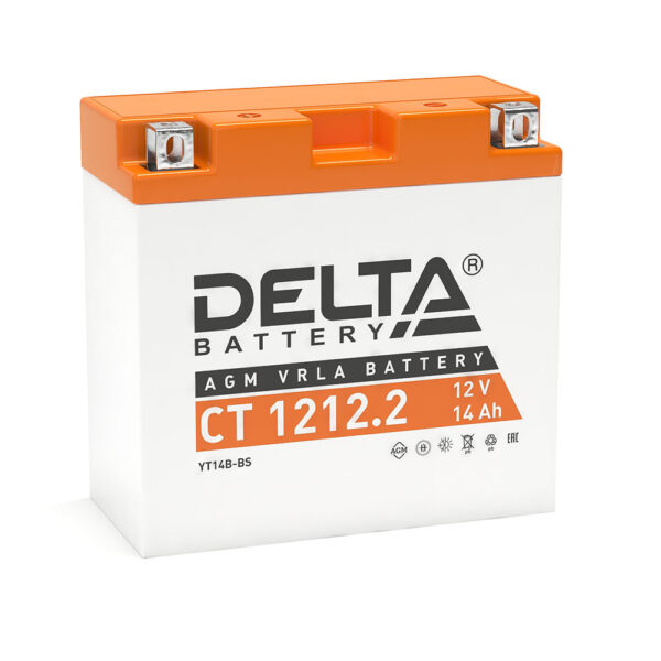 Аккумулятор Delta CT 1212.2 (12В | 14Ач) YT14B-BS