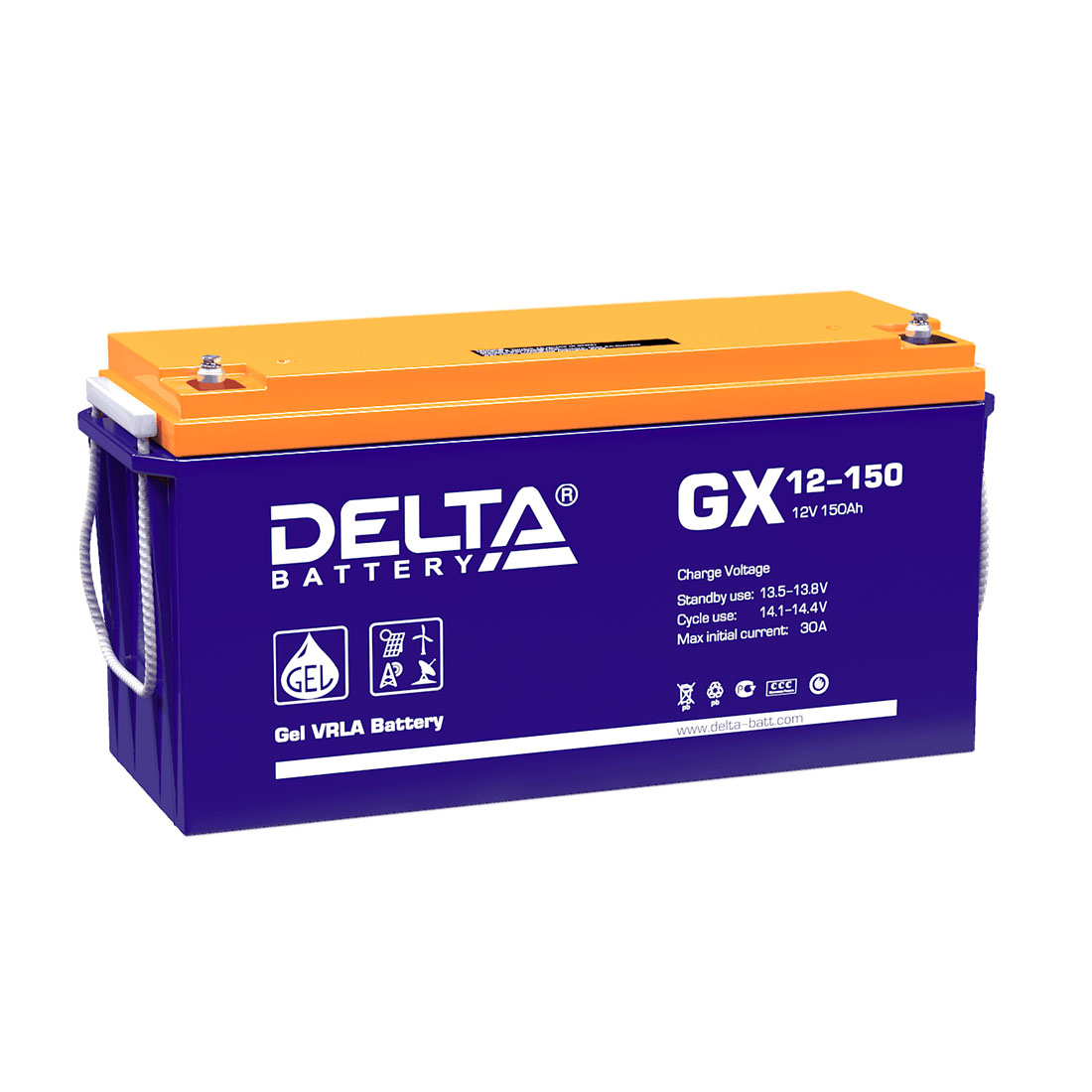 Аккумулятор Delta GX 12-150 Аккумулятор Delta GX 12-150
