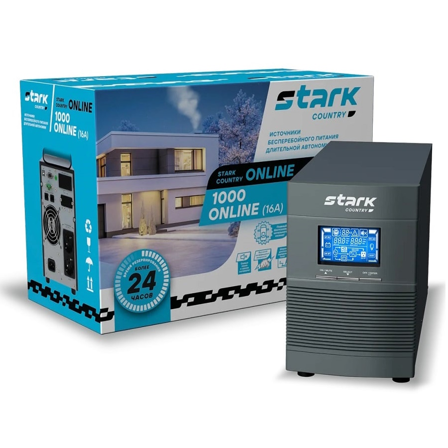 ИБП Stark Country 1000 OnLine (16A) ИБП Stark Country 1000 OnLine (16A)
