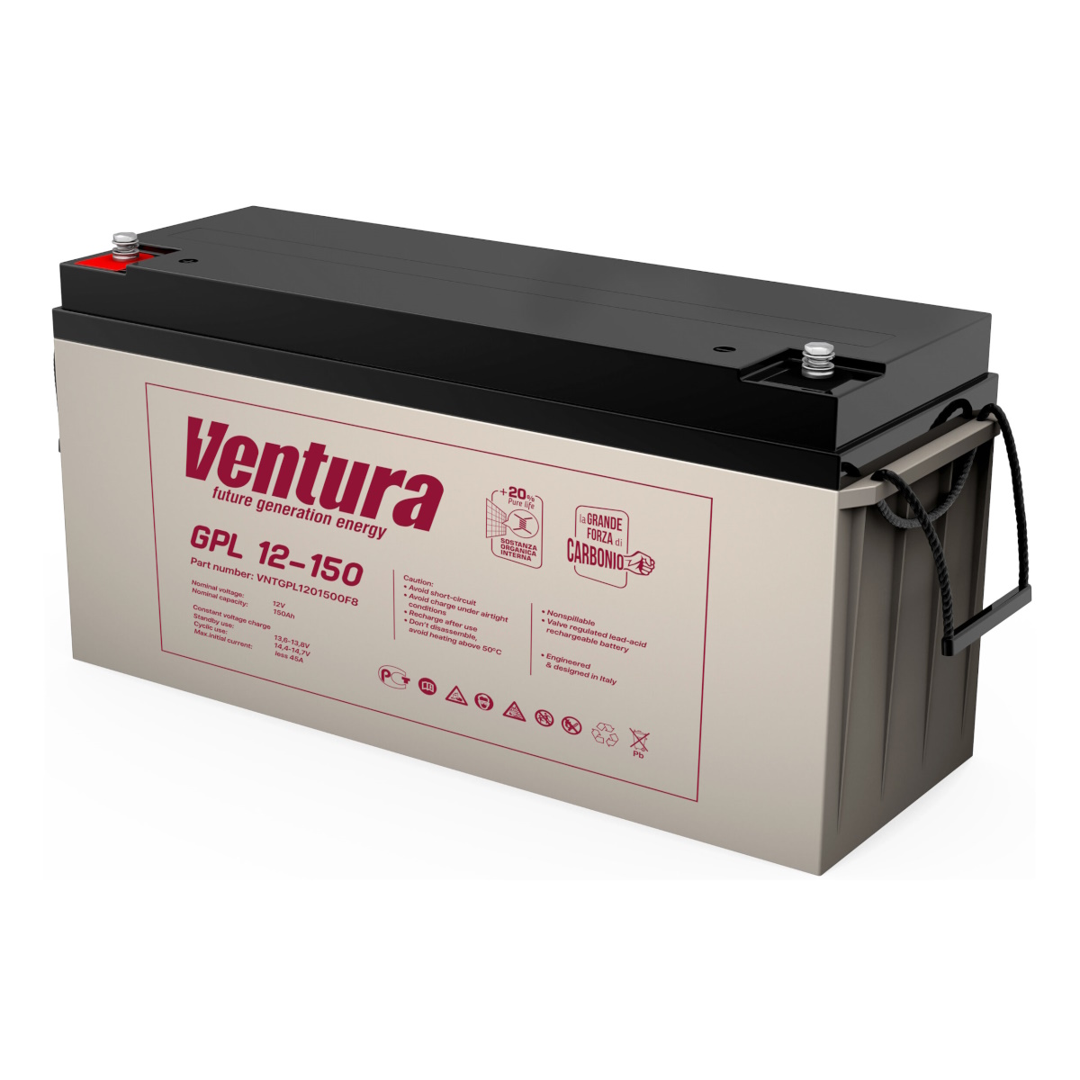 Аккумулятор Ventura GPL 12-150 (12В | 150Ач) Аккумулятор Ventura GPL 12-150 (12В | 150Ач)