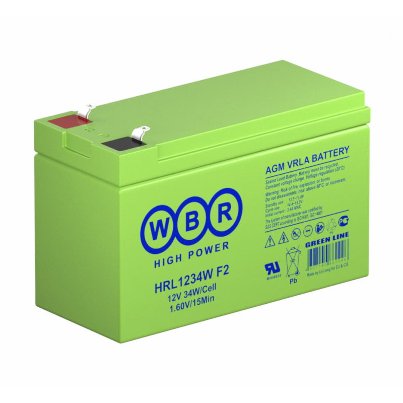 Аккумулятор WBR HRL 1234W (12В | 9Ач) Аккумулятор WBR HRL 1234W (12В | 9Ач)